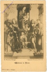 Bologna, R. Pinacoteca, Madonna in Trono