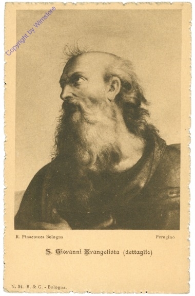 ak204995 Bologna, R. Pinacoteca, S. Giovanni Evangelista (dettaglio)