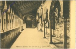 Verona, Portico nel chiostro di S. Zeno