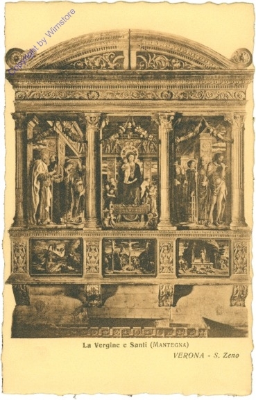 Verona, S. Zeno, La Vergine e Santi