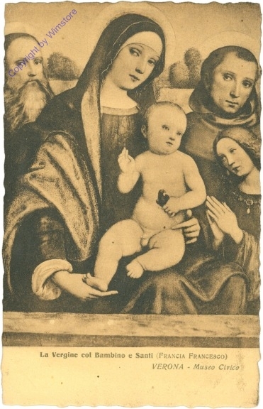 Verona, Museo Civico, La Vergine col Bambino e Santi