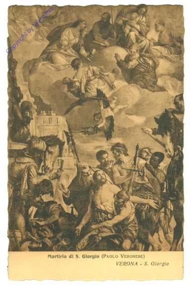 Verona, S. Giorgio, Martirio di S. Giorgio