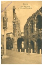 Verona, Ala dell'Arena e colonna Mercatoria