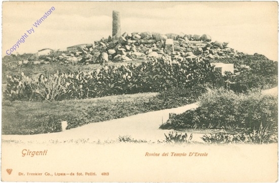 Girgenti, Rovine del Tempio d'Ercole