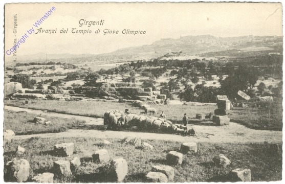 Girgenti, Avanzi del Tempio di Giove Olimpico