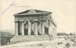 ak205065 Girgenti, Tempio detto della Concordia