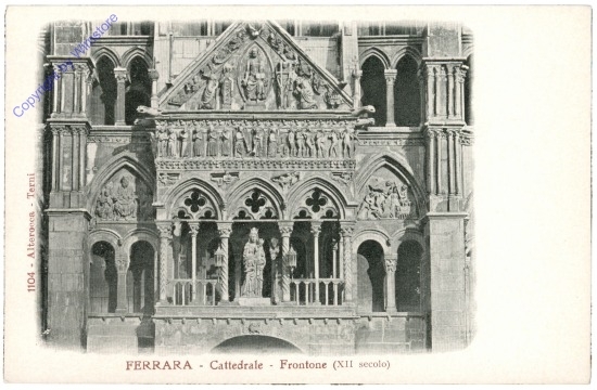 ak205074 Ferrara, Cattedrale, Frontone