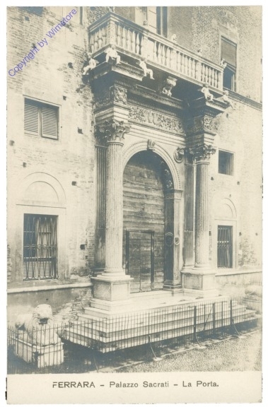 ak205079 Ferrara, Palazzo Sacrati, La Porta