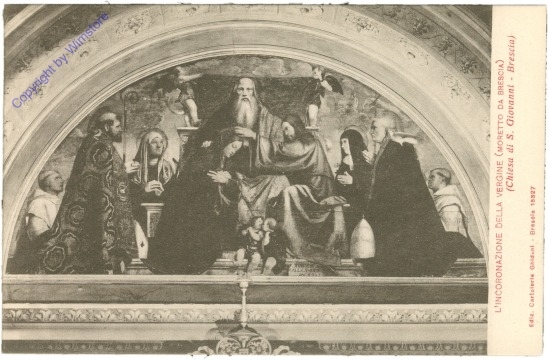 ak205112 Brescia, Chiesa di S. Giovanni, L'Incoronazione della Vergine