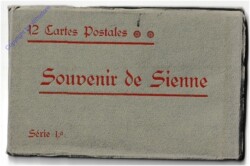 Sienne, Souvenir de Sienne, 12 Cartes Postales