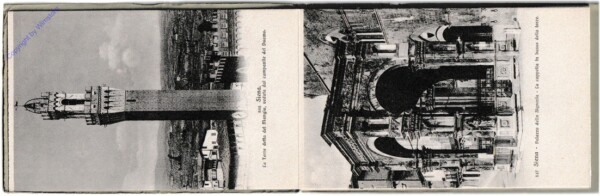 Sienne, Souvenir de Sienne, 12 Cartes Postales