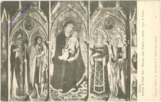 Siena, Galleria di Belle Arti, Ancona colla Vergine e Santi