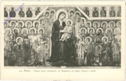 Siena, Museo della Cattedrale, La Madonna col figlio, angeli e santi
