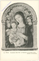 Siena, Accademia di Belle Arti, La Madonna col bambino Gesu