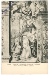 Siena, Chiesa di S. Domenico, L'estasi di S. Caterina