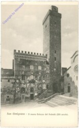 ak205178 San Gimignano, Il nuovo Palazzo del Podesta