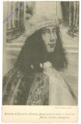 Asciano, Monte Oliveto Maggiore, Ritratto di Giovanni Antonio Bazzi pittore detto il Sodoma