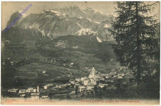 Cortina d'Ampezzo, gegen die Totanagruppe