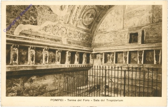 Pompei, Terme del Foro, Sala del Trepidarium