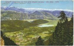 Caldaro, col lago visto dal Passo dedlla Mendola