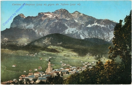 Cortina d'Ampezzo, gegen die Tofana