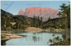 Ritten, Wolfsgrubner-See mit Schlern