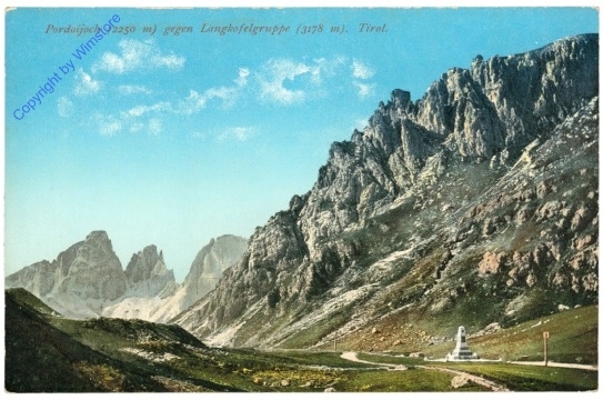 ak205294 Dolomiti (Dolomiten), Pordaoijoch gegen Langkofelgruppe