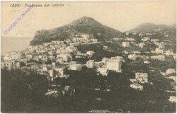 ak205309 Capri, Panorama dal Castello