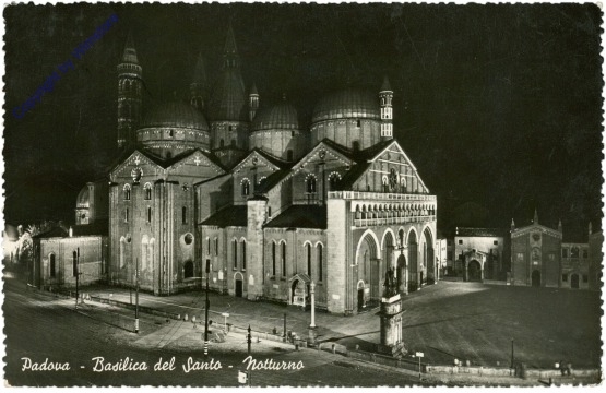 Padova, Basilica del Santo, notturno