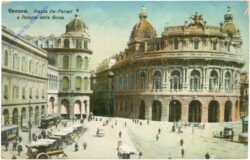 Genova, Piazza de-Ferrari e Palazzo della Borsa