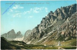 Pordoijoch, gegen Langkofelgruppe