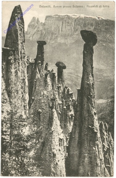 ak205417 Dolomiti (Dolomiten), Renon presso Bolzano: Piramidi di terra