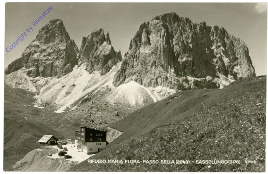 ak205426 Dolomiti (Dolomiten), Rifugio Maria Flora, Passo Sella