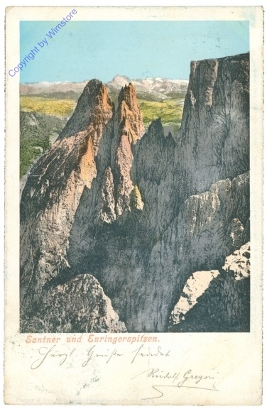ak205453 Dolomiti (Dolomiten), Santner und Euringerspitzen