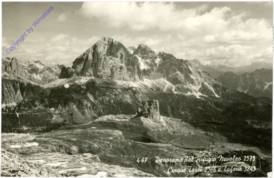ak205456 Dolomiti (Dolomiten), Panorama dal Rifugio Nuovolao