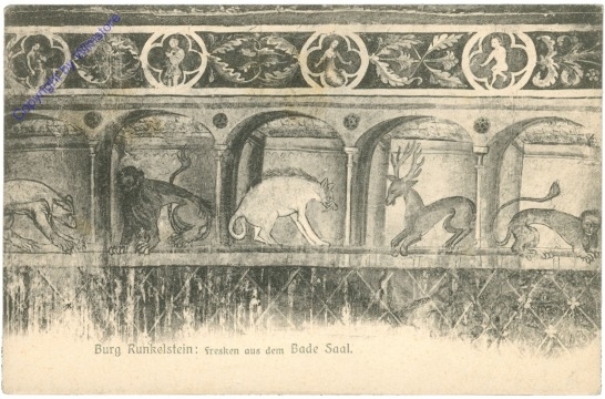 ak205501 Bolzano (Bozen), Burg Runkelstein, Fresken aus dem Bade Saal