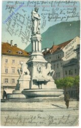Bolzano (Bozen), Denkmal Walter von der Vogelweide