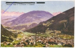 ak205509 Bolzano (Bozen), verso il Catinaccio e Latemar