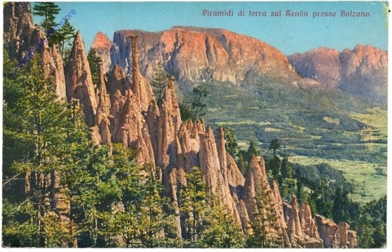 ak205510 Bolzano (Bozen),Piramidi di terra sul Renon presso Bolzano