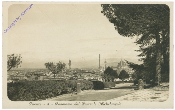 Firenze (Florenz), Panorama dal Piazzale Michelangelo