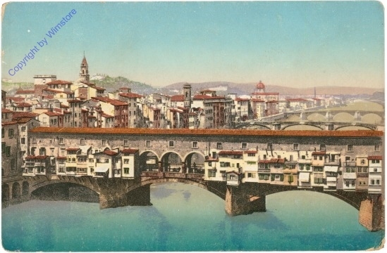 Firenze (Florenz), Veduta dei tre Ponti