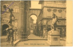 Firenze (Florenz), Interno della Loggia de'Lanzi