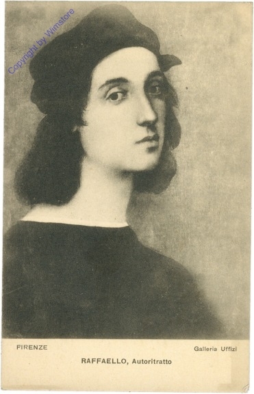 Firenze (Florenz), Galleria Uffizi, Raffaello, Autoritratto