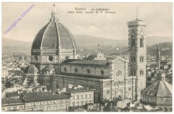 Firenze (Florenz), La Cattedrale, vista dalla cupola di S. Lorenzo