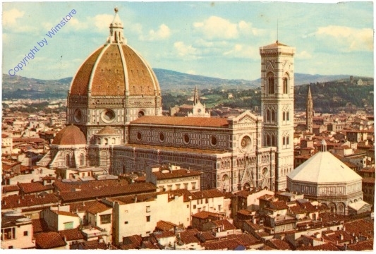 Firenze (Florenz), Duomo in panorama