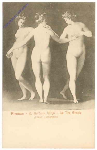 Firenze (Florenz), Galleria Uffizi, Le Tre Grazie