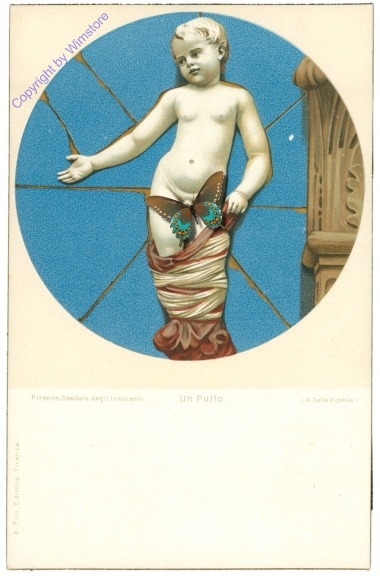 Firenze (Florenz), Spendale degli Innocenti, Un Putto