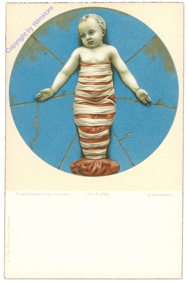 Firenze (Florenz), Spendale degli Innocenti, Un Putto