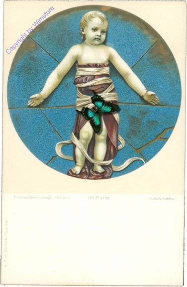 Firenze (Florenz), Spendale degli Innocenti, Un Putto