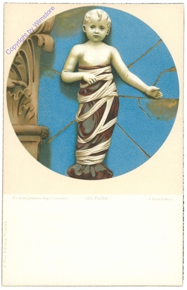 Firenze (Florenz), Spendale degli Innocenti, Un Putto